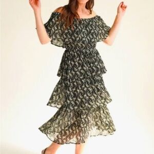 Carly Jean tiered floral dress